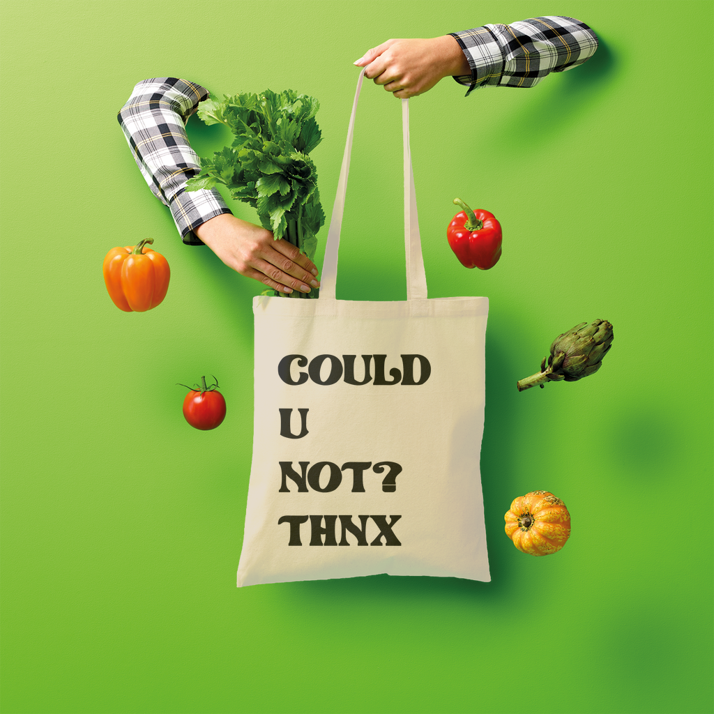Could U Not? Thnx Tote Bag - Accessories - Bumblegee Designs