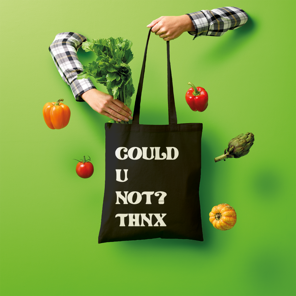 Could U Not? Thnx Tote Bag - Accessories - Bumblegee Designs