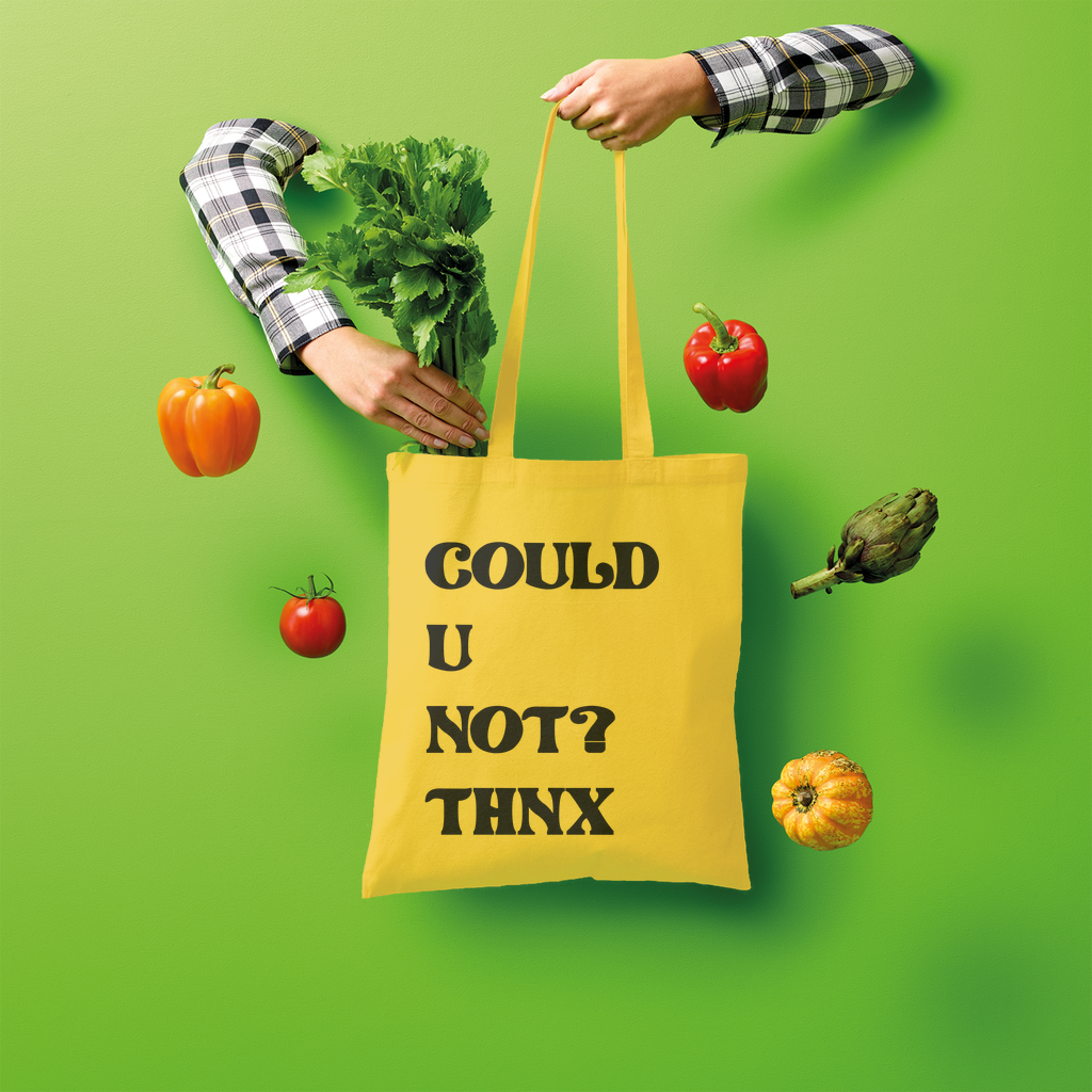 Could U Not? Thnx Tote Bag - Accessories - Bumblegee Designs