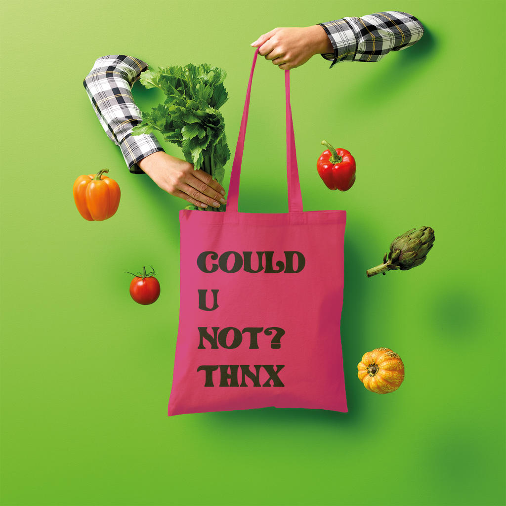 Could U Not? Thnx Tote Bag - Accessories - Bumblegee Designs