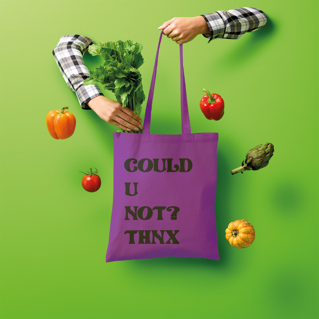 Could U Not? Thnx Tote Bag - Accessories - Bumblegee Designs