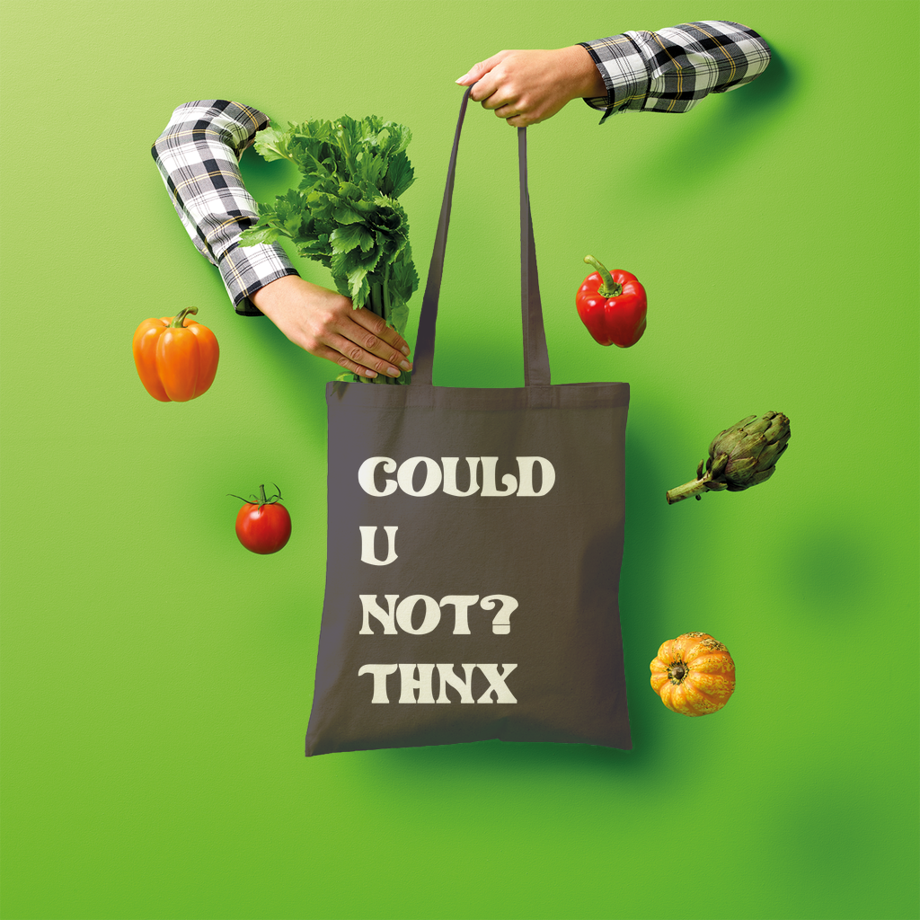 Could U Not? Thnx Tote Bag - Accessories - Bumblegee Designs