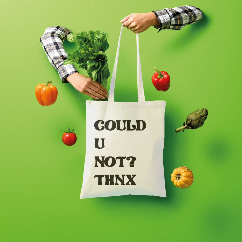 Could U Not? Thnx Tote Bag - Accessories - Bumblegee Designs