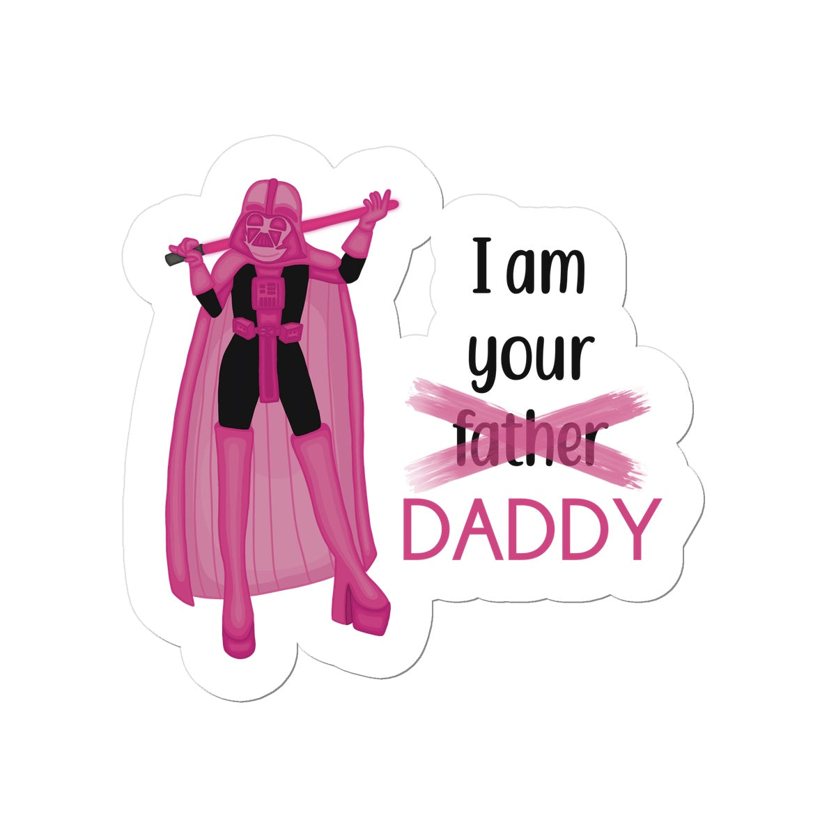 Dark Slayder - I am your DADDY Sticker - Stickers - Bumblegee Designs