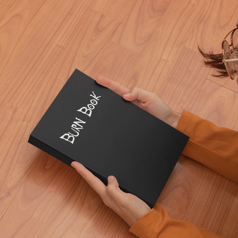 Fire Diary Hardback Notebook - Stationery - Bumblegee Designs