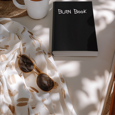 Fire Diary Hardback Notebook - Stationery - Bumblegee Designs