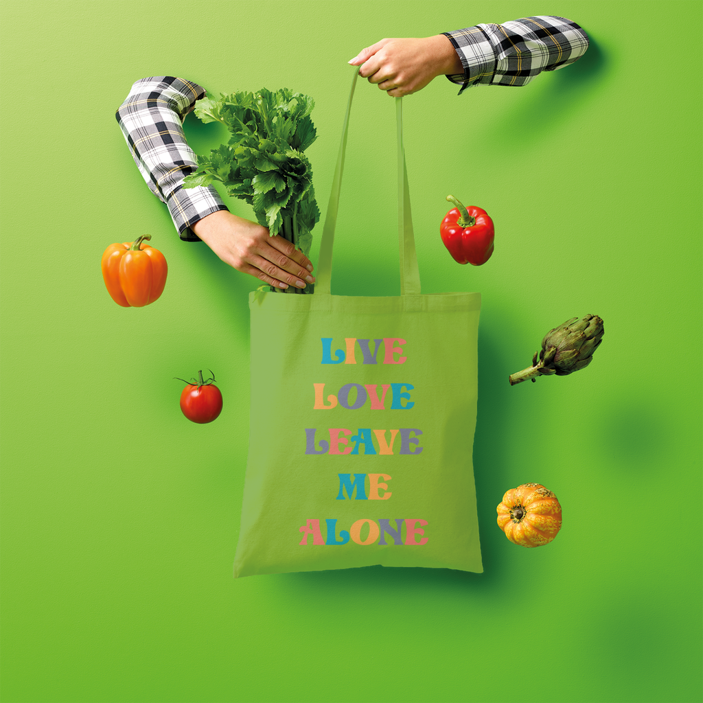 Live Love Leave Me Alone Tote Bag - Accessories - Bumblegee Designs