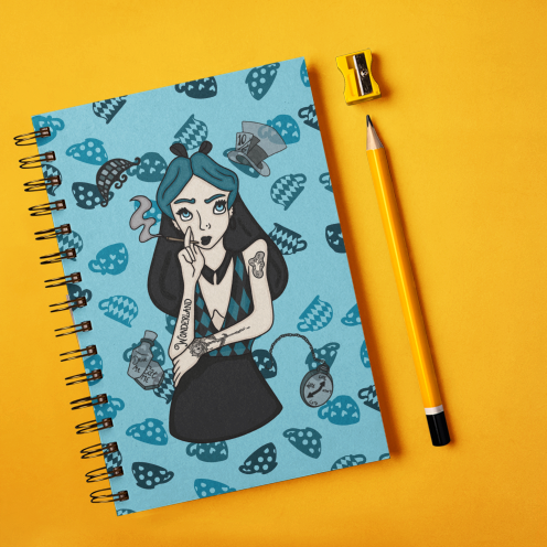 Lost Girl Ringbound Notebook - Stationery - Bumblegee Designs