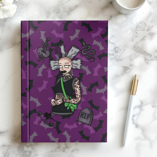 Punk Doll Hardback Notebook - Stationery - Bumblegee Designs
