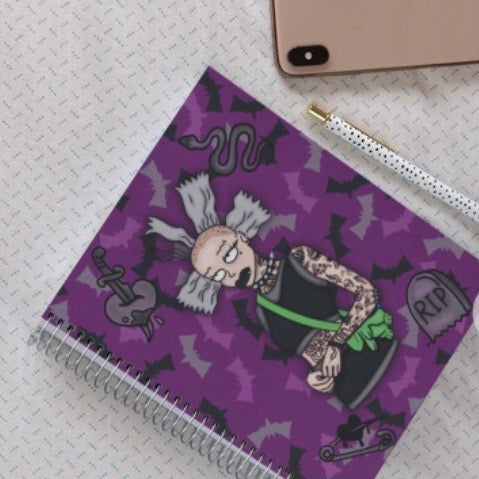 Punk Doll Ringbound Notebook - Stationery - Bumblegee Designs