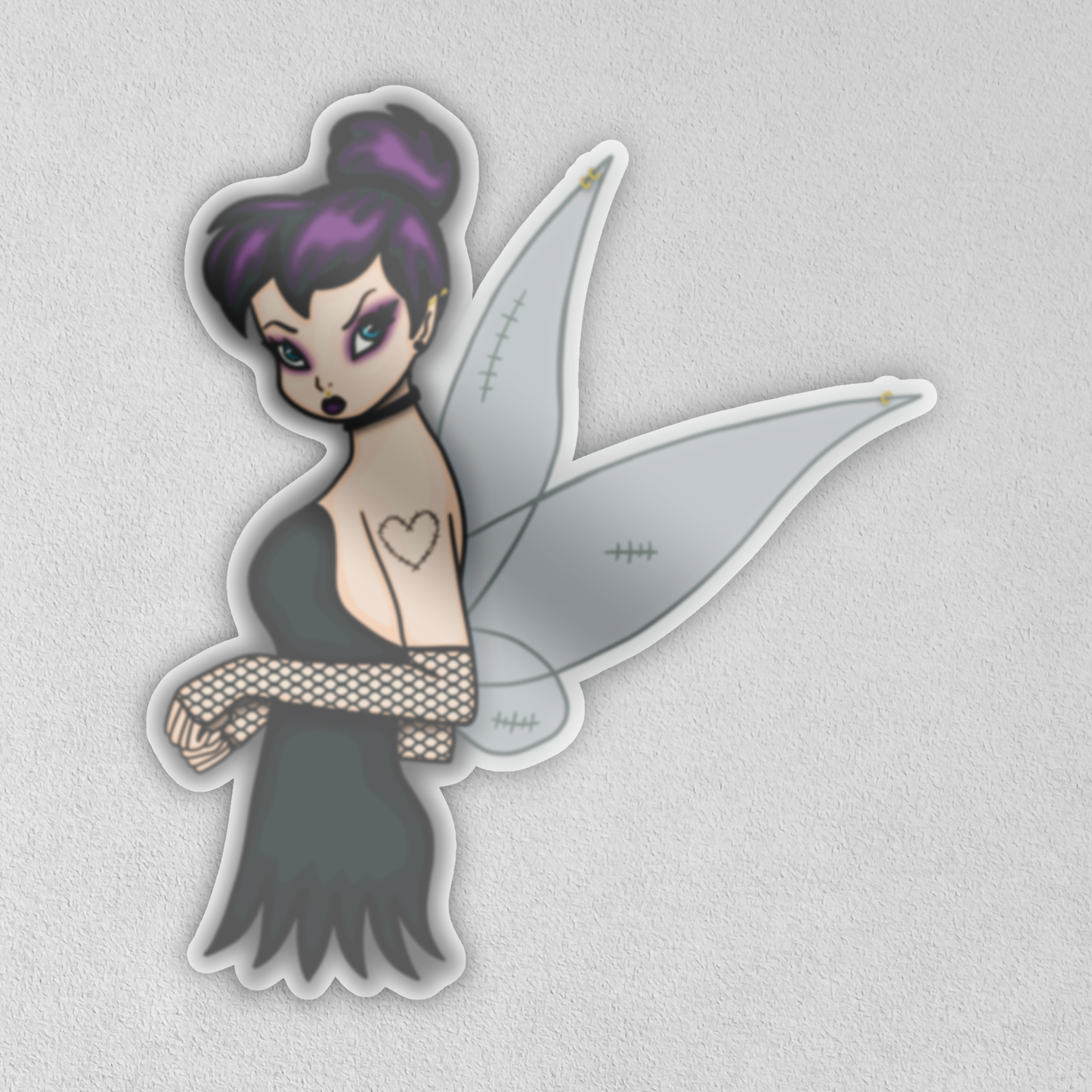Rebel Fairy Sticker - Stickers - Bumblegee Designs