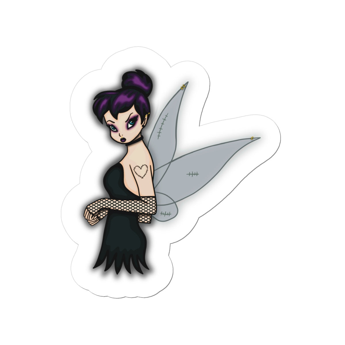 Rebel Fairy Sticker - Stickers - Bumblegee Designs