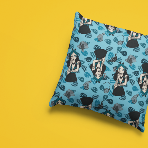 Lost Girl Cushion Cover Bumblegee Designs
