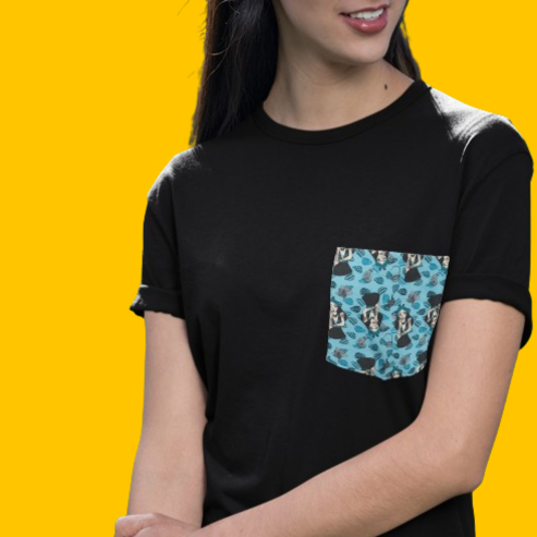 Lost Girl Pocket T-Shirt Bumblegee Designs