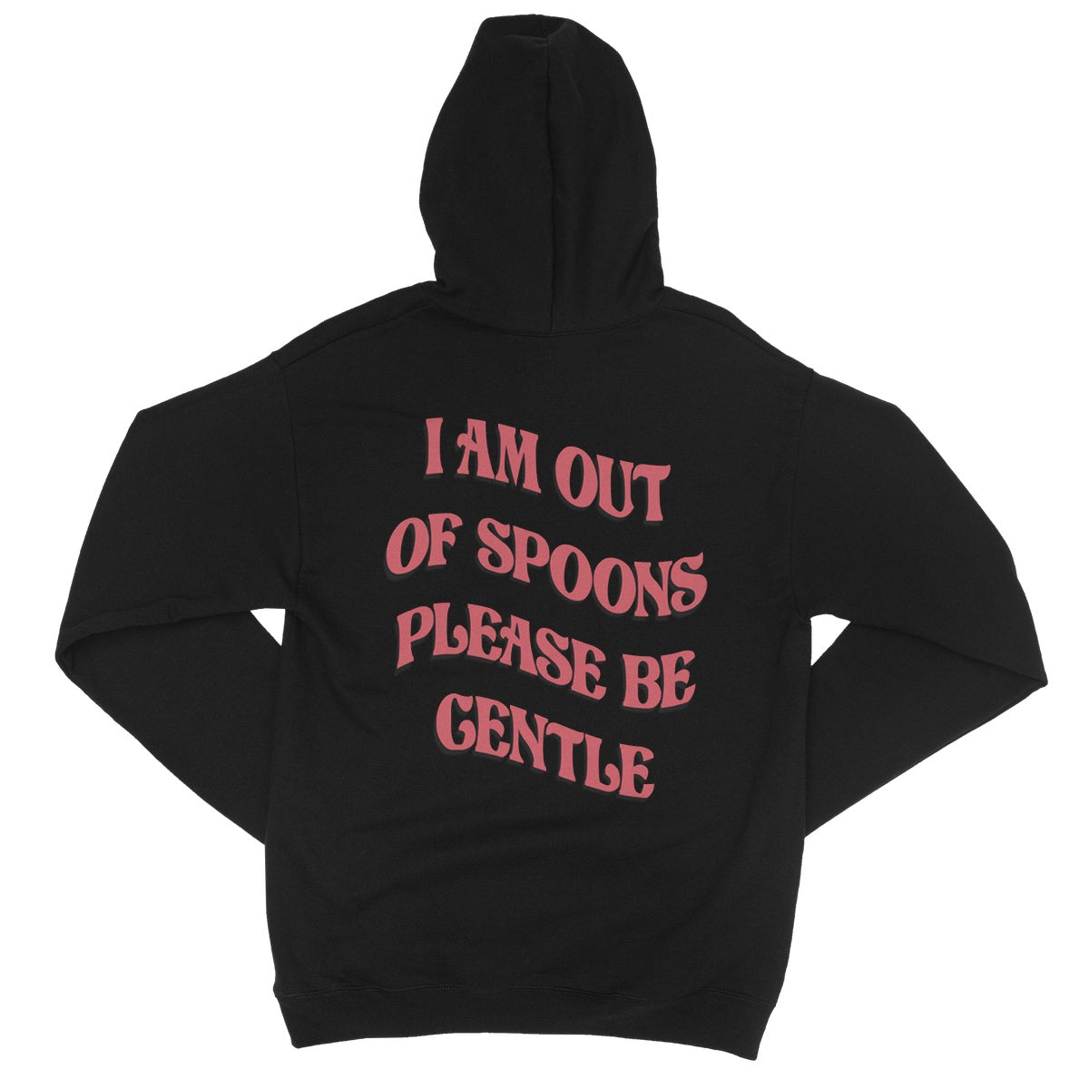 Out Of Spoons Hoodie - Apparel - Bumblegee Designs