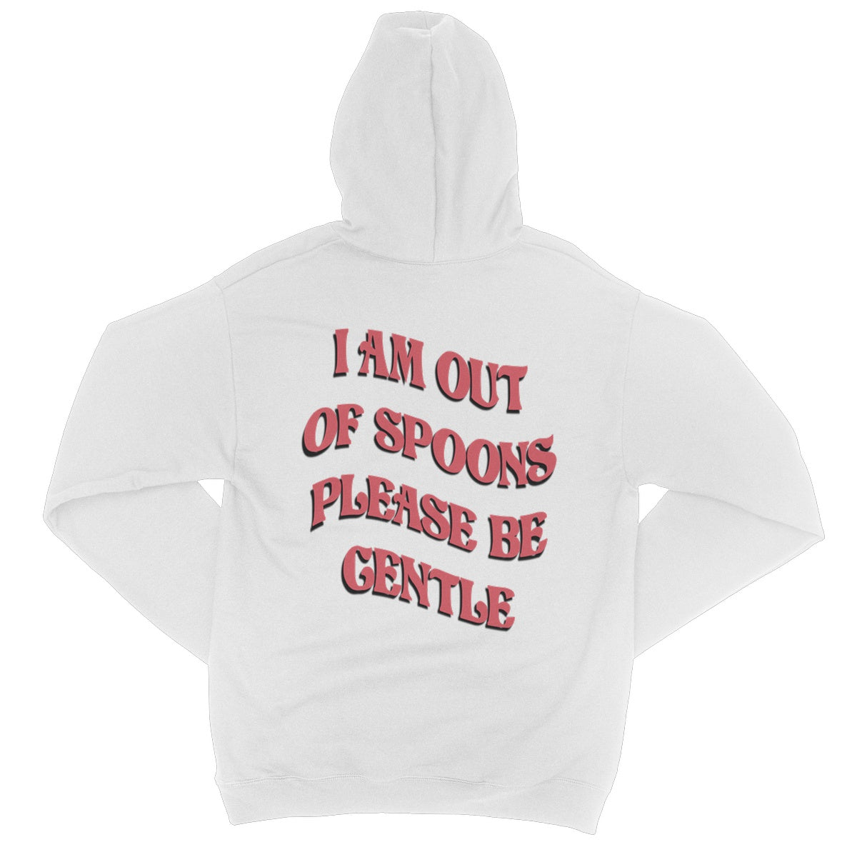 Out Of Spoons Hoodie - Apparel - Bumblegee Designs