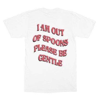 Out Of Spoons T-Shirt - Apparel - Bumblegee Designs