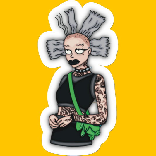 Punk Doll Sticker - Stickers - Bumblegee Designs